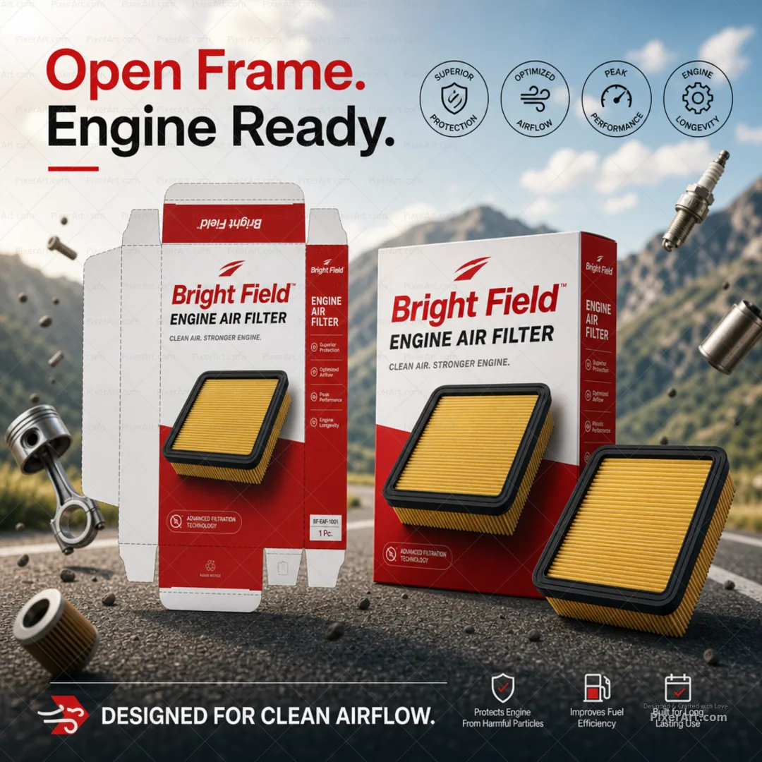 Open frame mockup