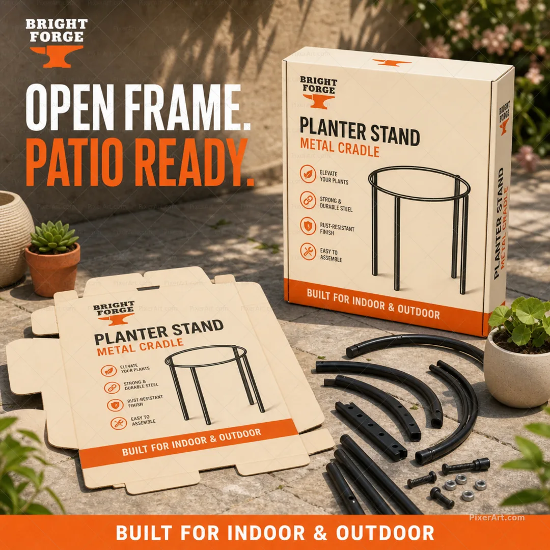 Open frame mockup