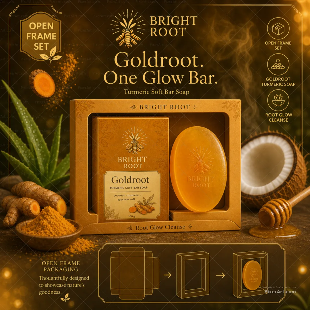 Bright Root Goldroot Turmeric Soap