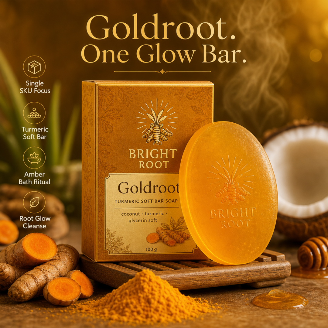 Bright Root Goldroot Turmeric Soap