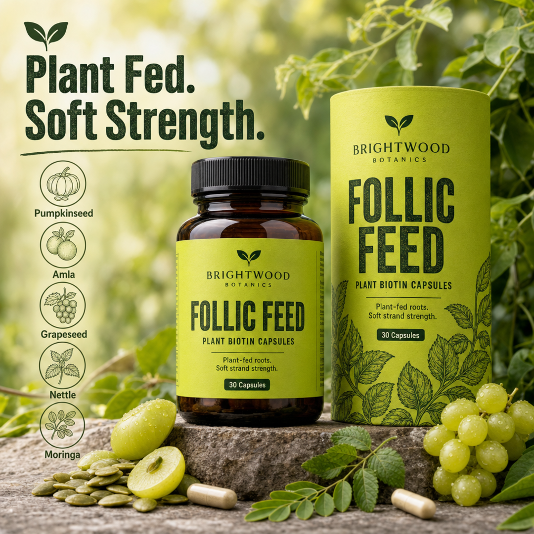 Brightwood Follic Feed Plant Biotin Capsules