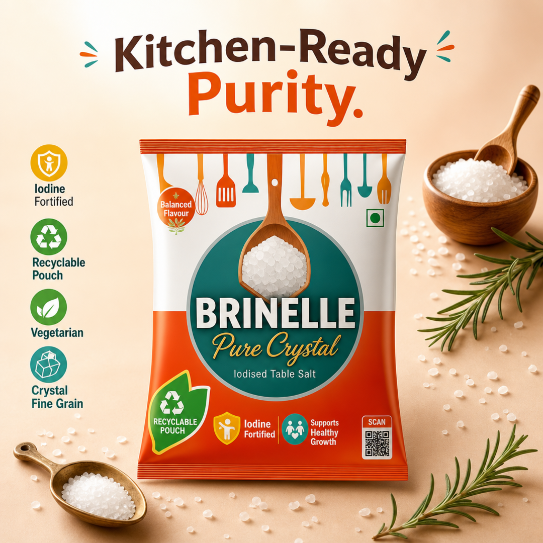 Brinelle Pure Crystal Iodised Salt