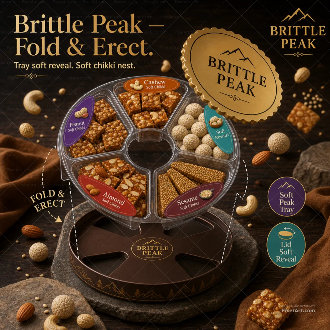 Brittle Peak Chikki Gift Tray
