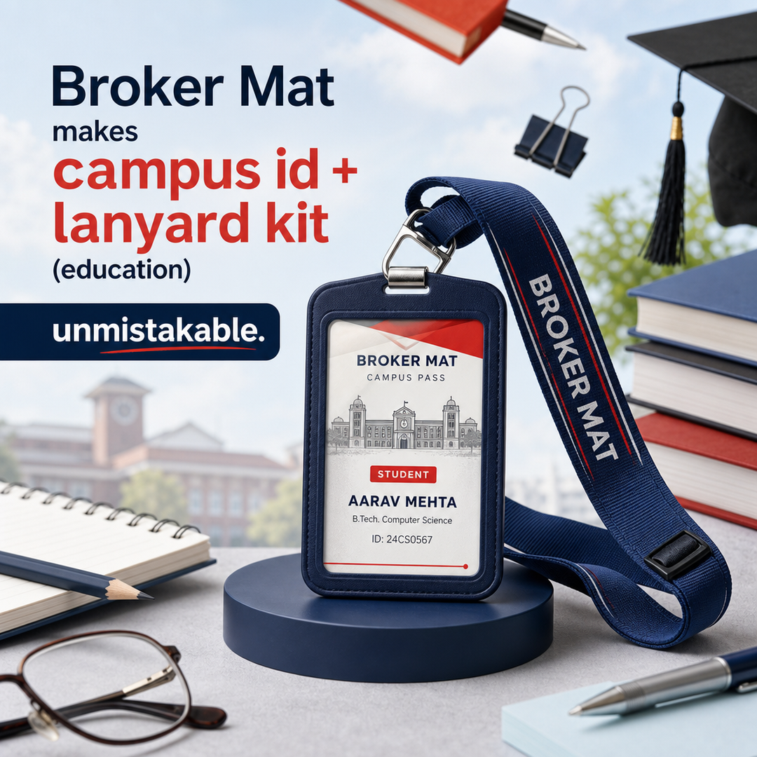 Broker Mat Campus ID + lanyard kit