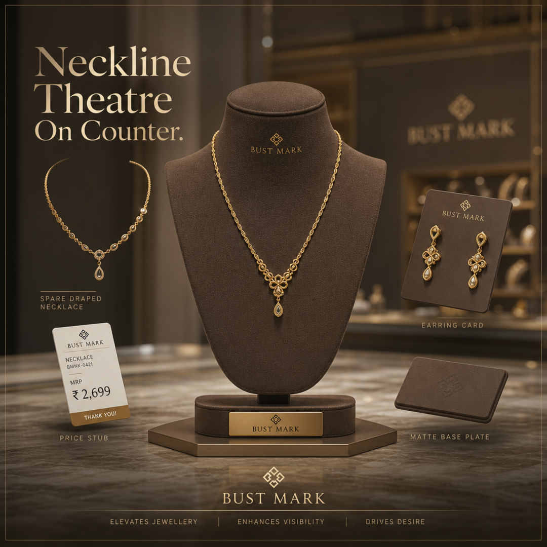 Bust Mark Jewellery Display Bust