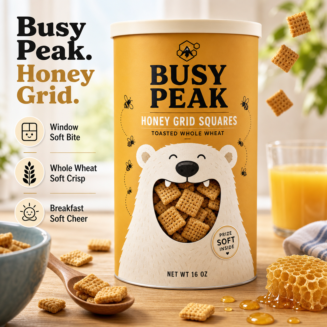 Busy Peak Honey Grid Squares