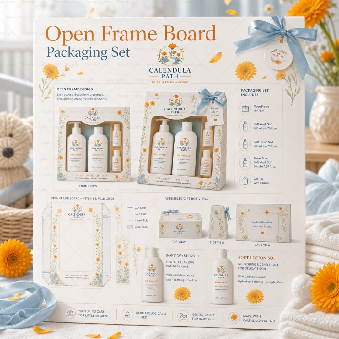 Open frame mockup