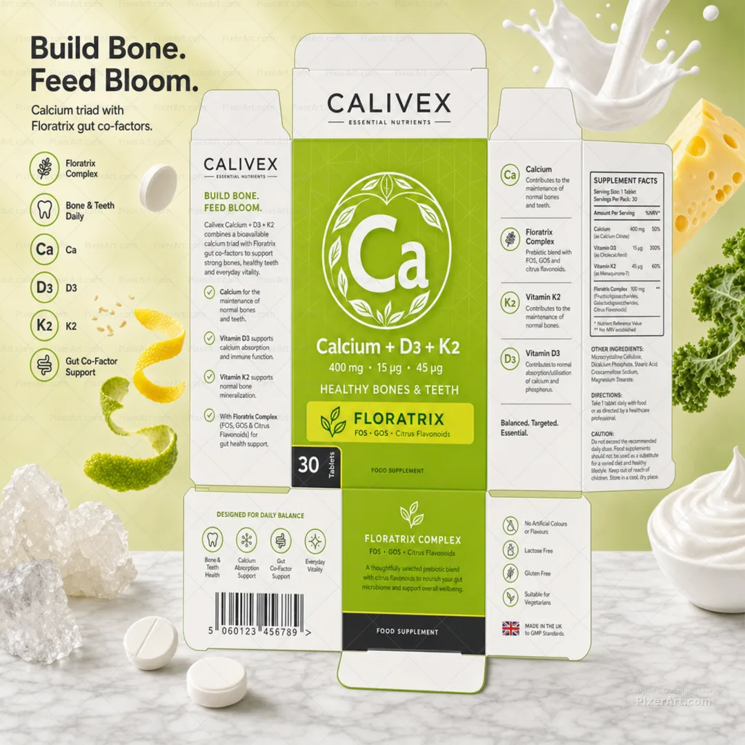 Calivex Calcium + D3 + K2 Tablets