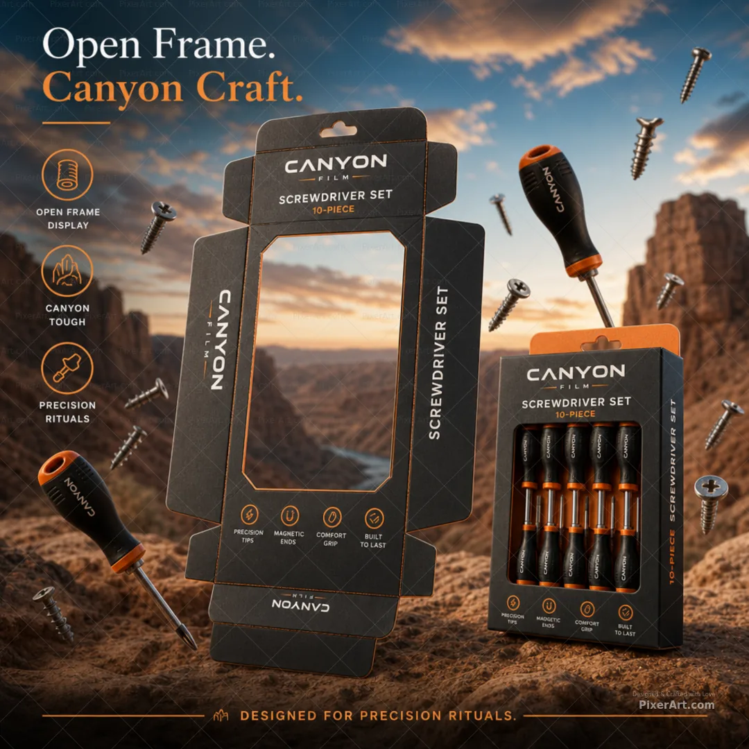 Open frame mockup