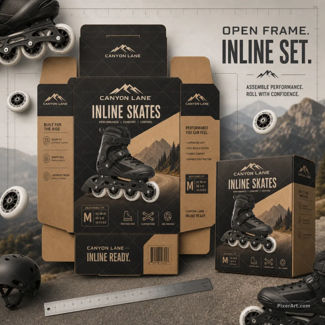 Open frame mockup