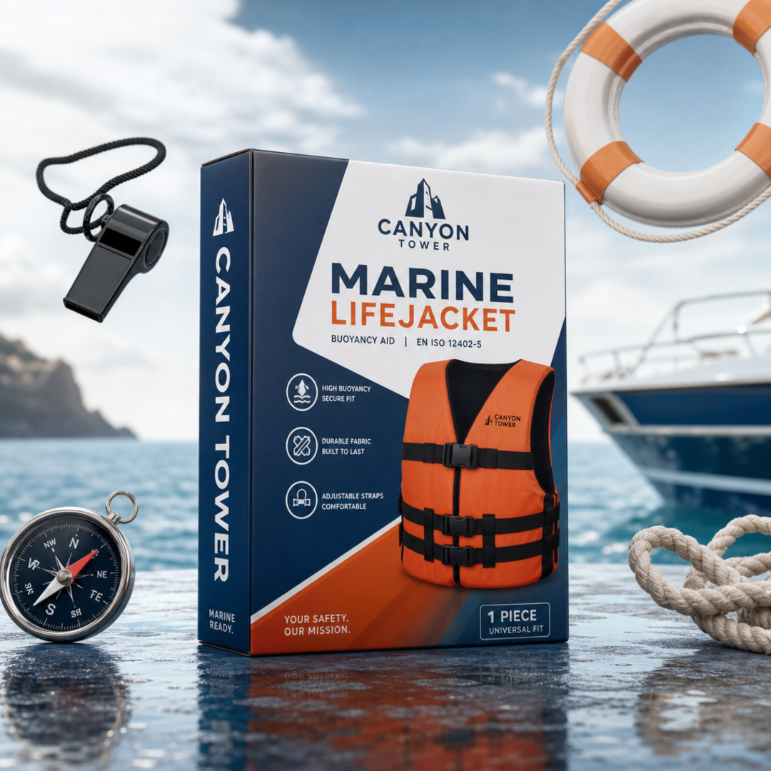 Canyon Tower Marine Lifejacket Retail Carton
