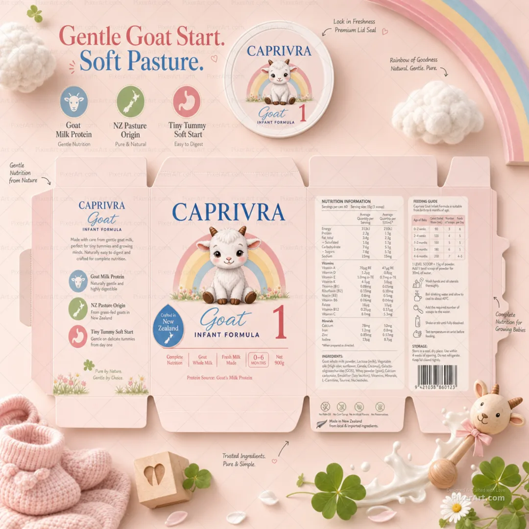 Caprivra Soft Pasture Stage 1 Goat Formula