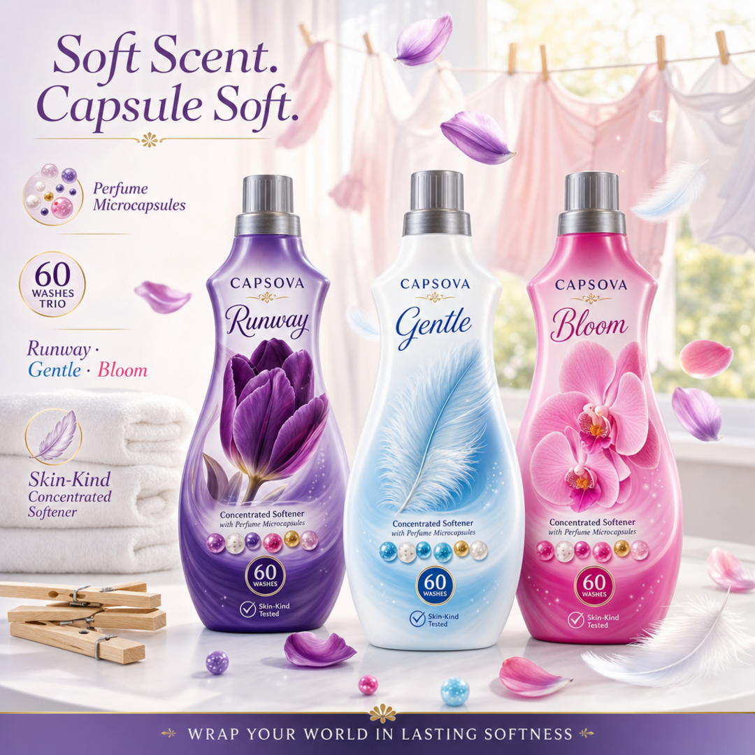 Capsova Perfume Capsule Softener Trio