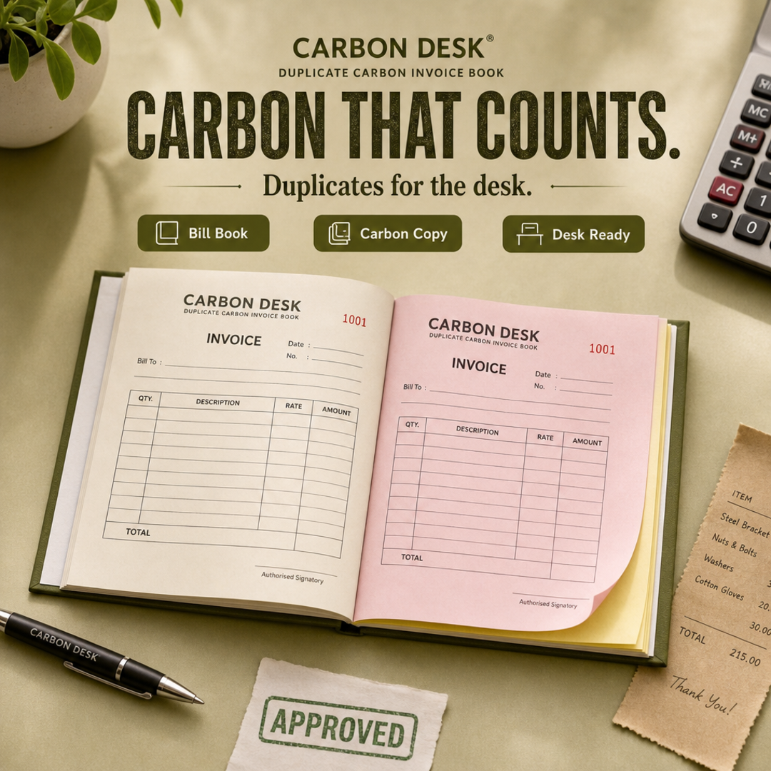 Carbon Desk Bill Book
