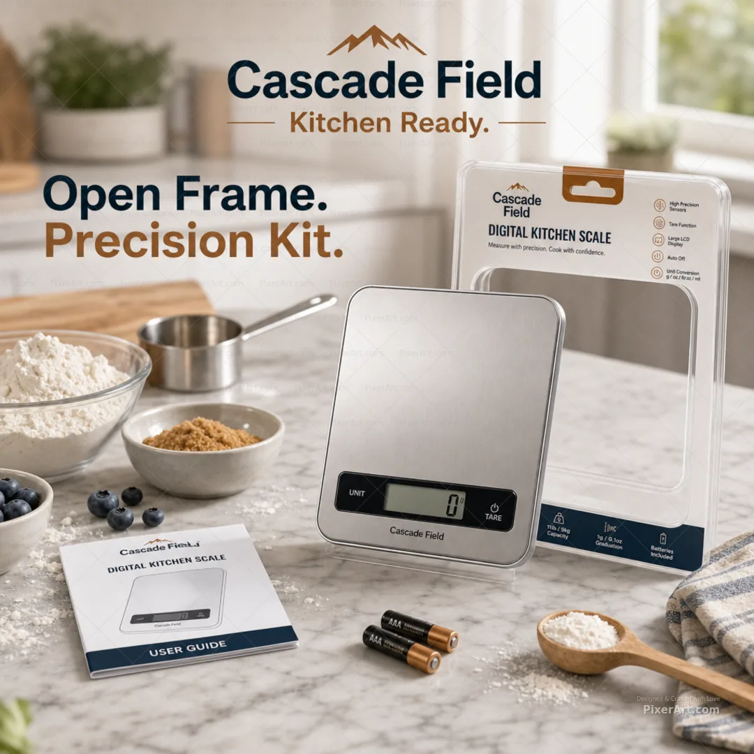 Open frame mockup