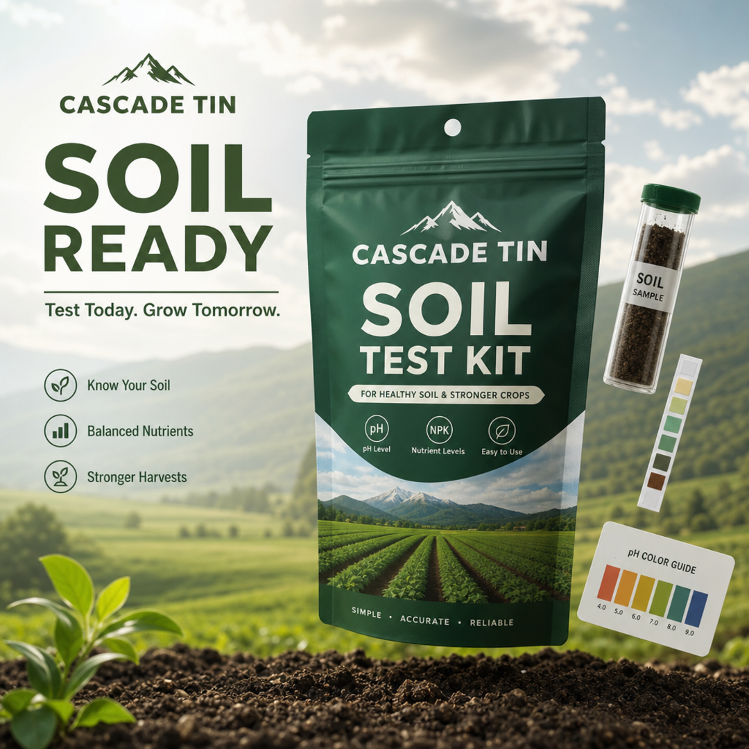 Cascade Tin Soil Test Kit Pouch