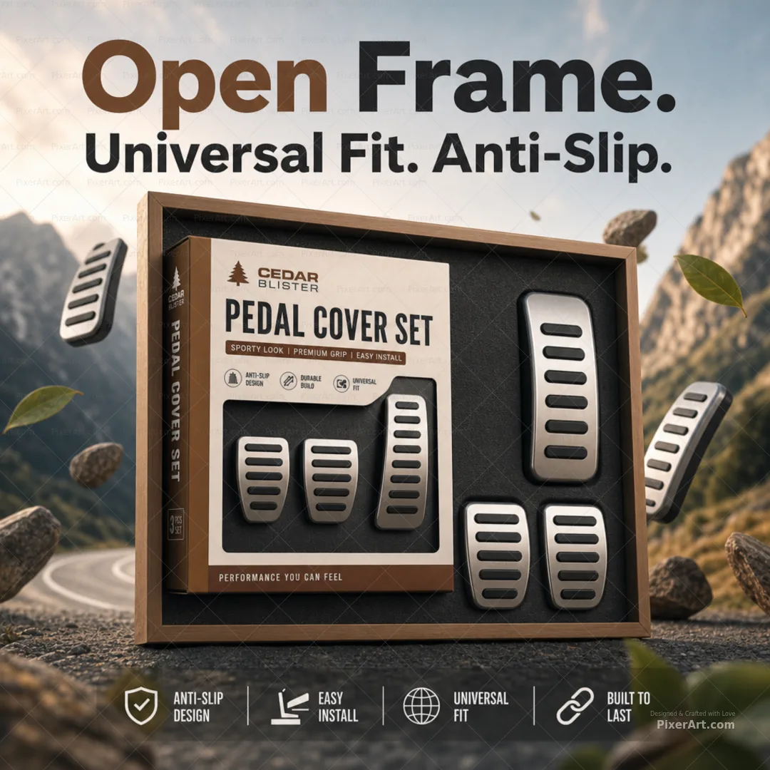 Open frame mockup
