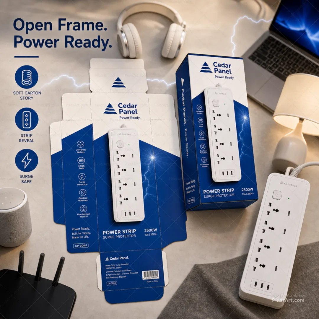 Open frame mockup