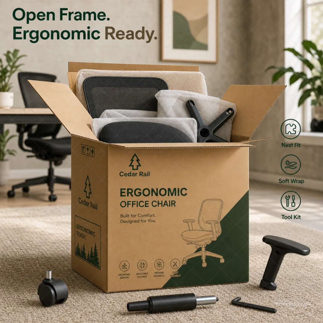 Open frame mockup