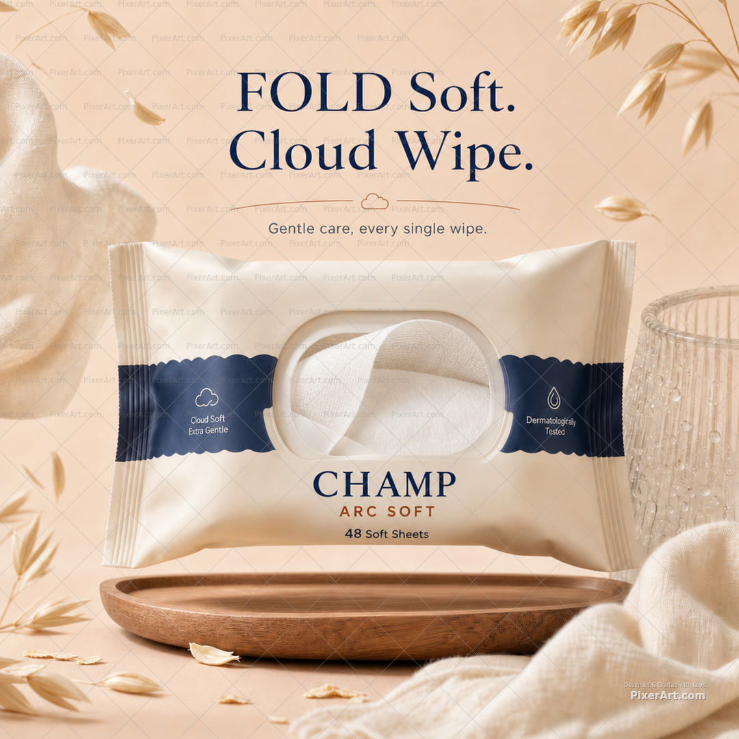 CHAMP Arc Cloud Wipes