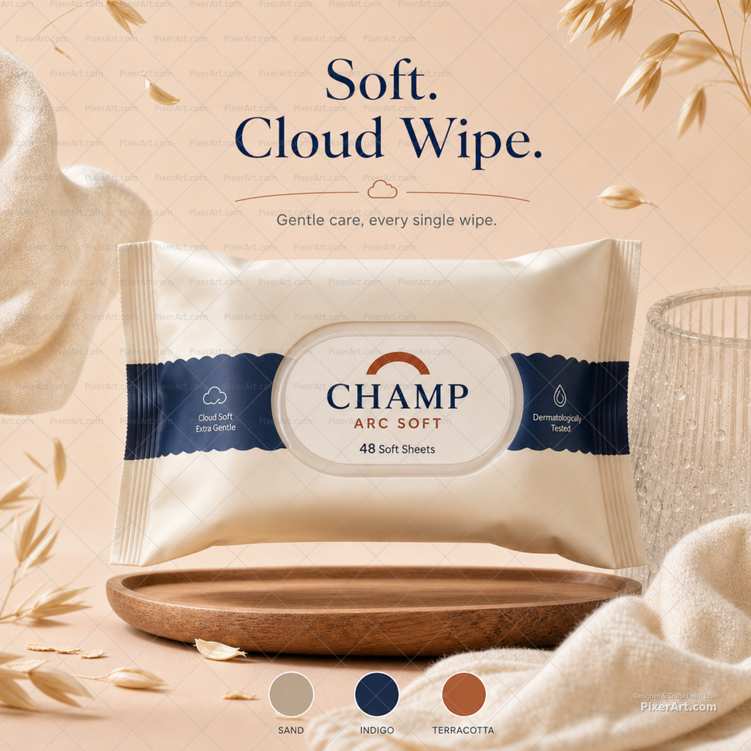 CHAMP Arc Cloud Wipes