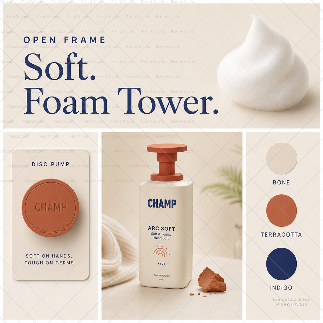 CHAMP Arc Foam Tower
