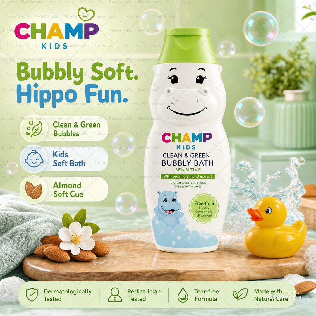 CHAMP Kids Bubbly Bath