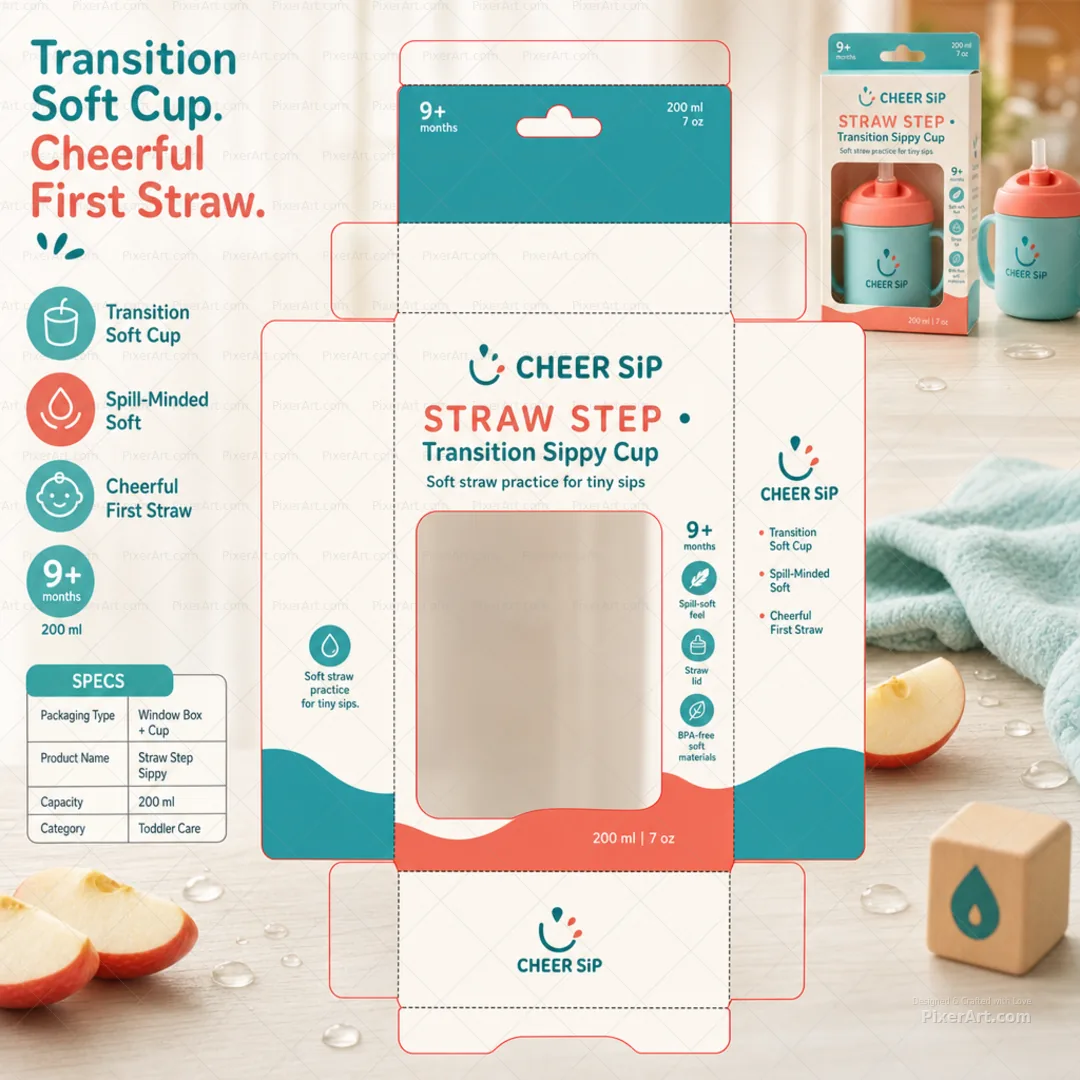 Cheer Sip Straw Cup