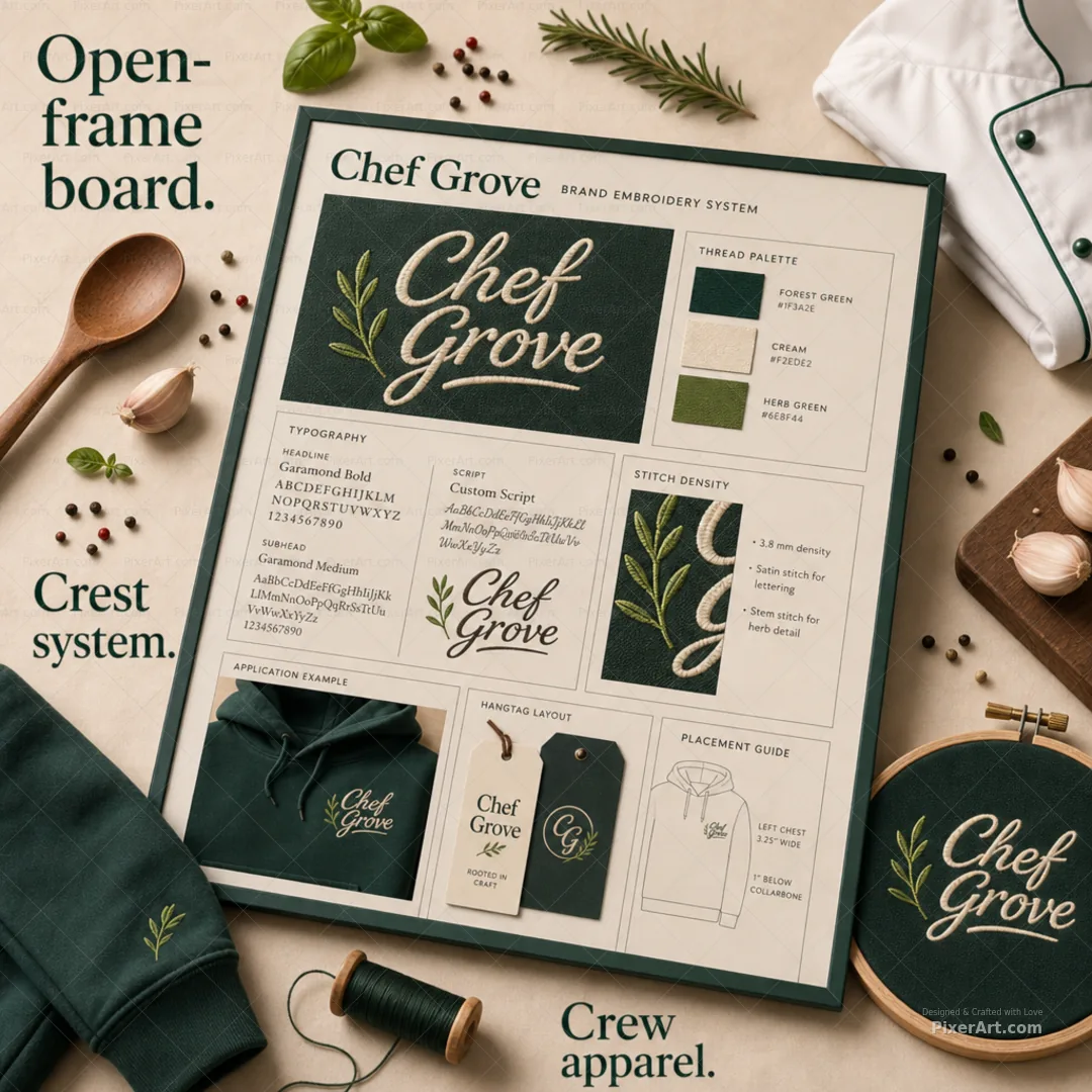 Open frame mockup