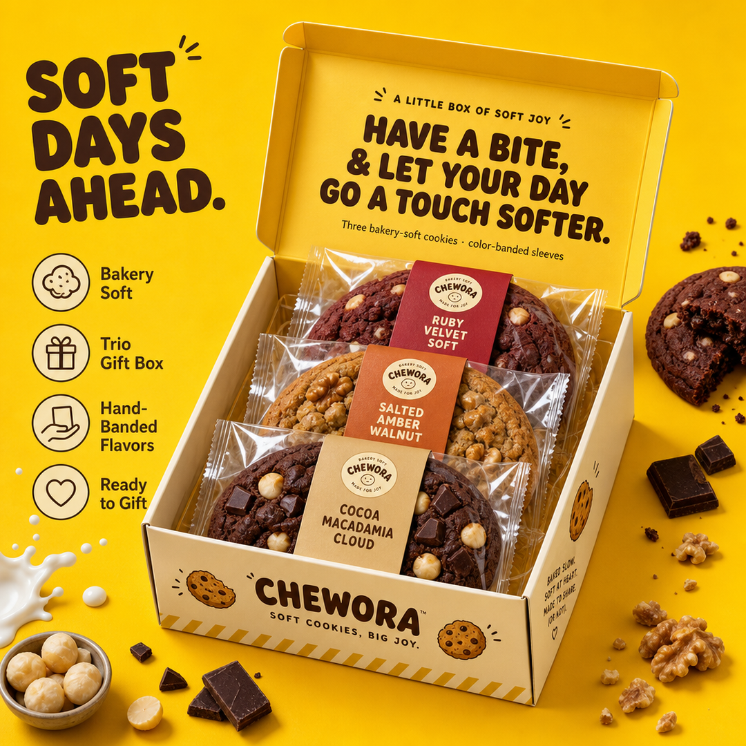 Chewora Soft Cookie Trio Gift Box