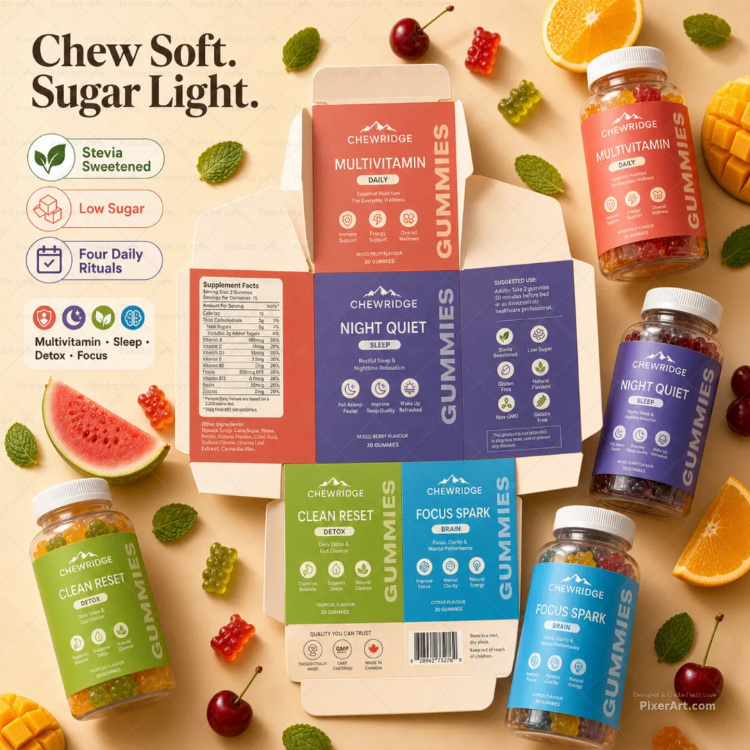ChewRidge Daily Soft Gummies Line