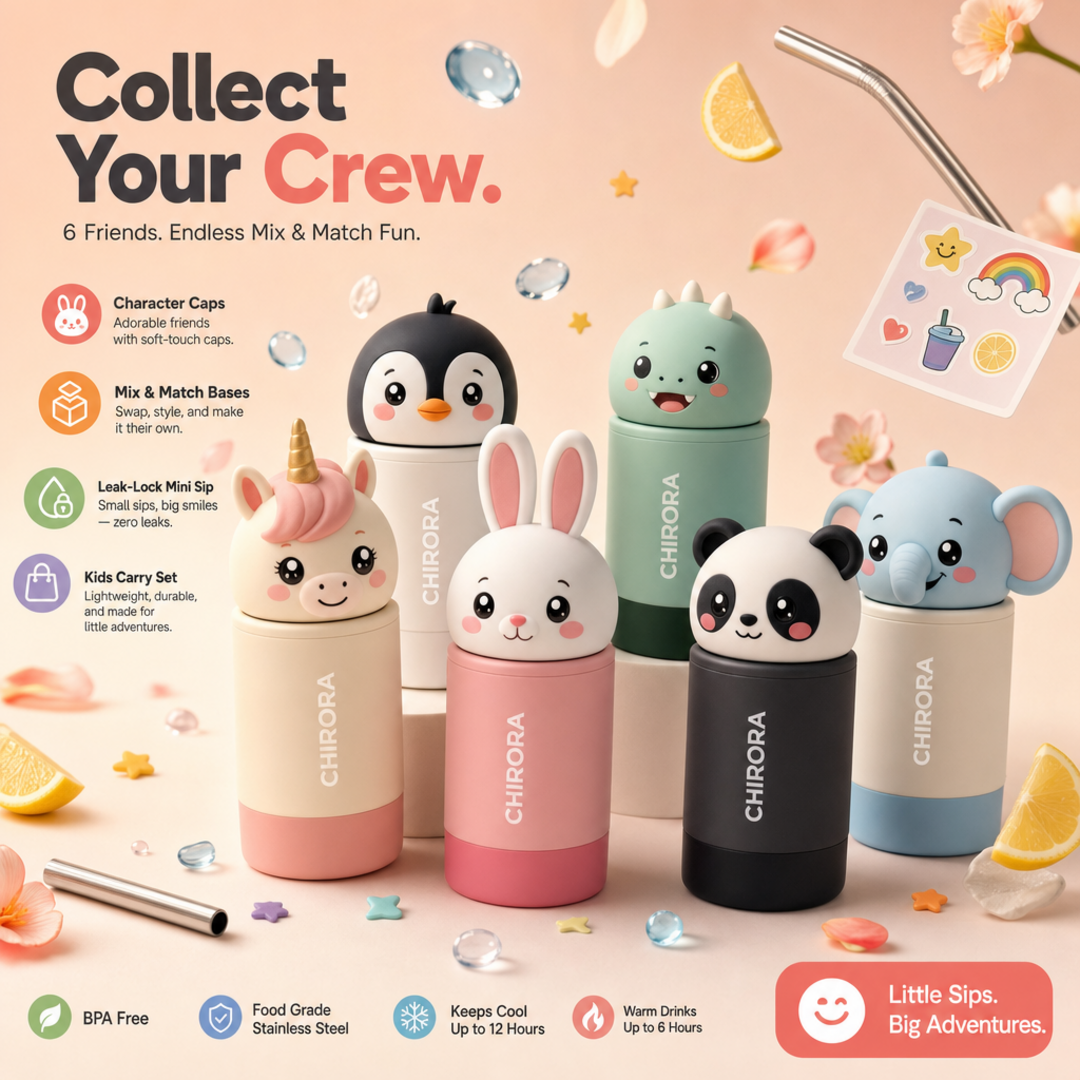 Chirora Buddy Sip Character Set
