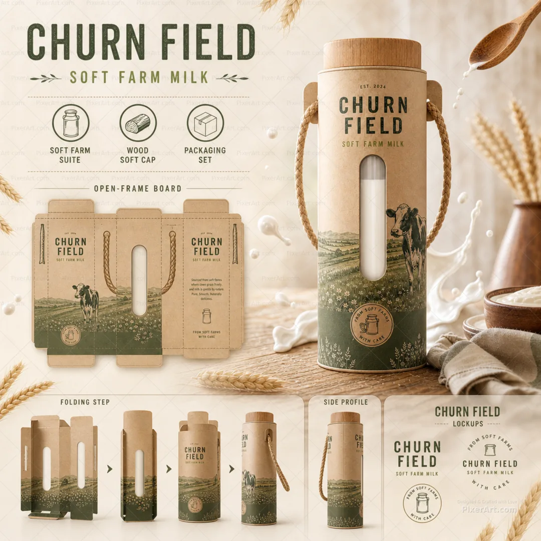 Churn Field Soft Farm Milk