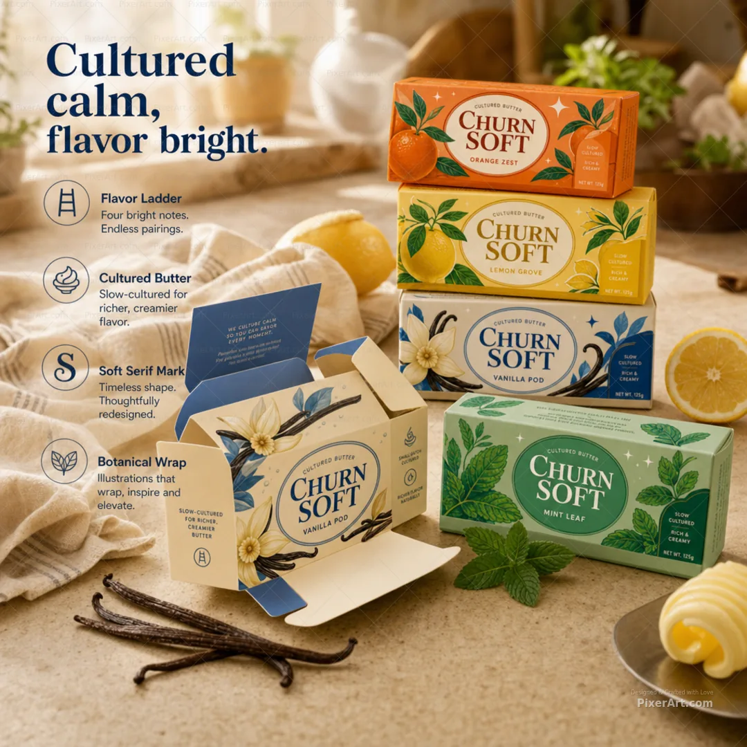 Churn Soft Flavored Butter Range