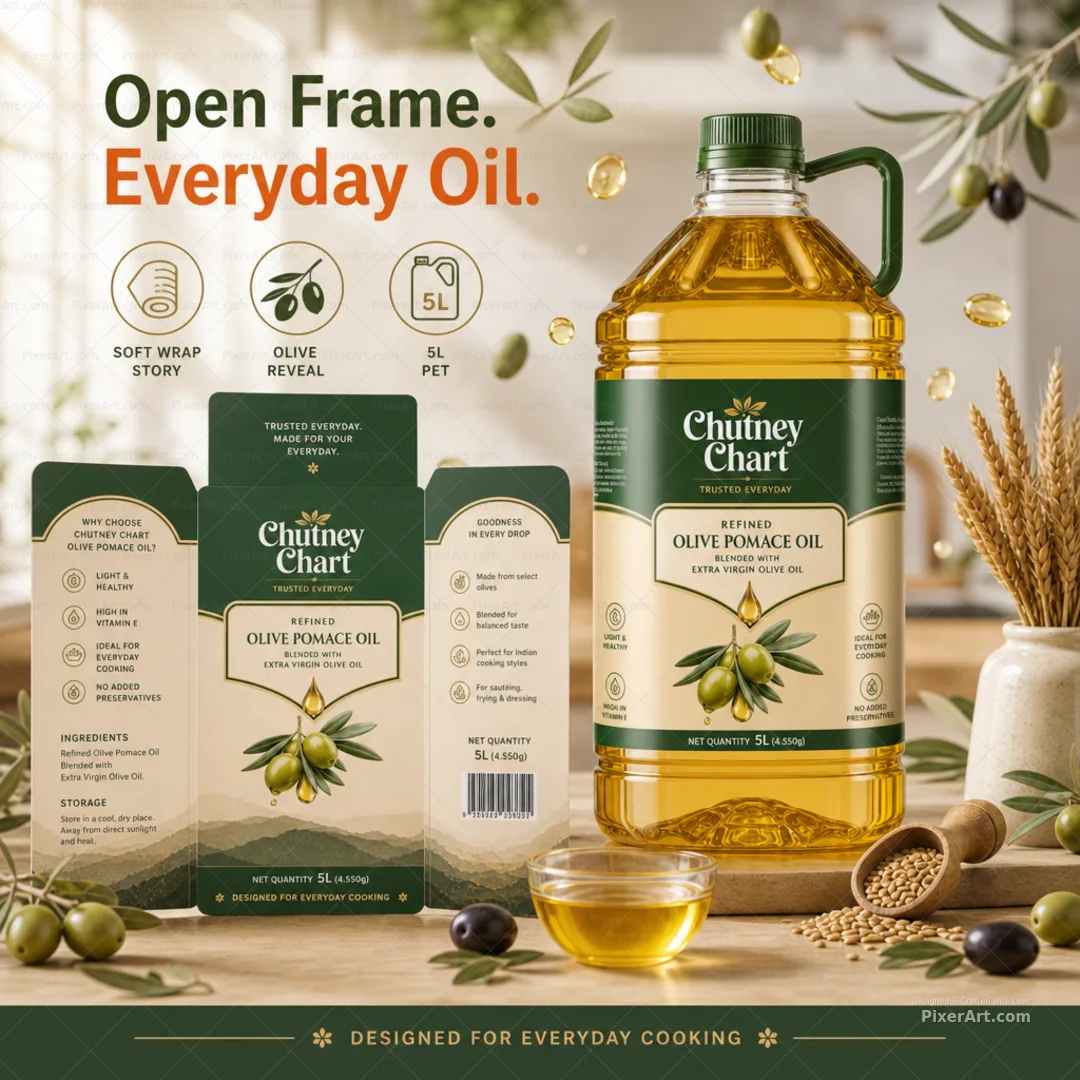 Open frame mockup