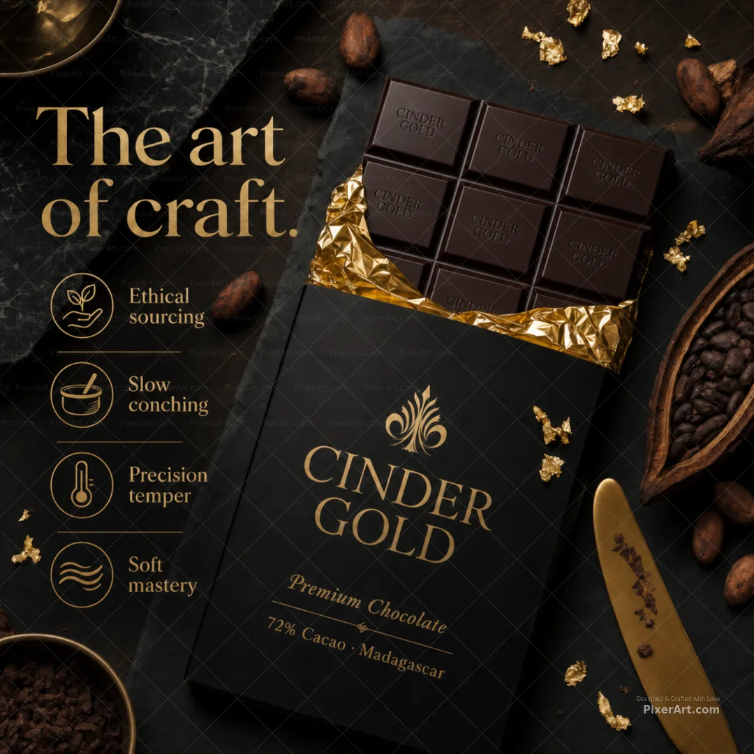 Cinder Gold Madagascar Dark Bar