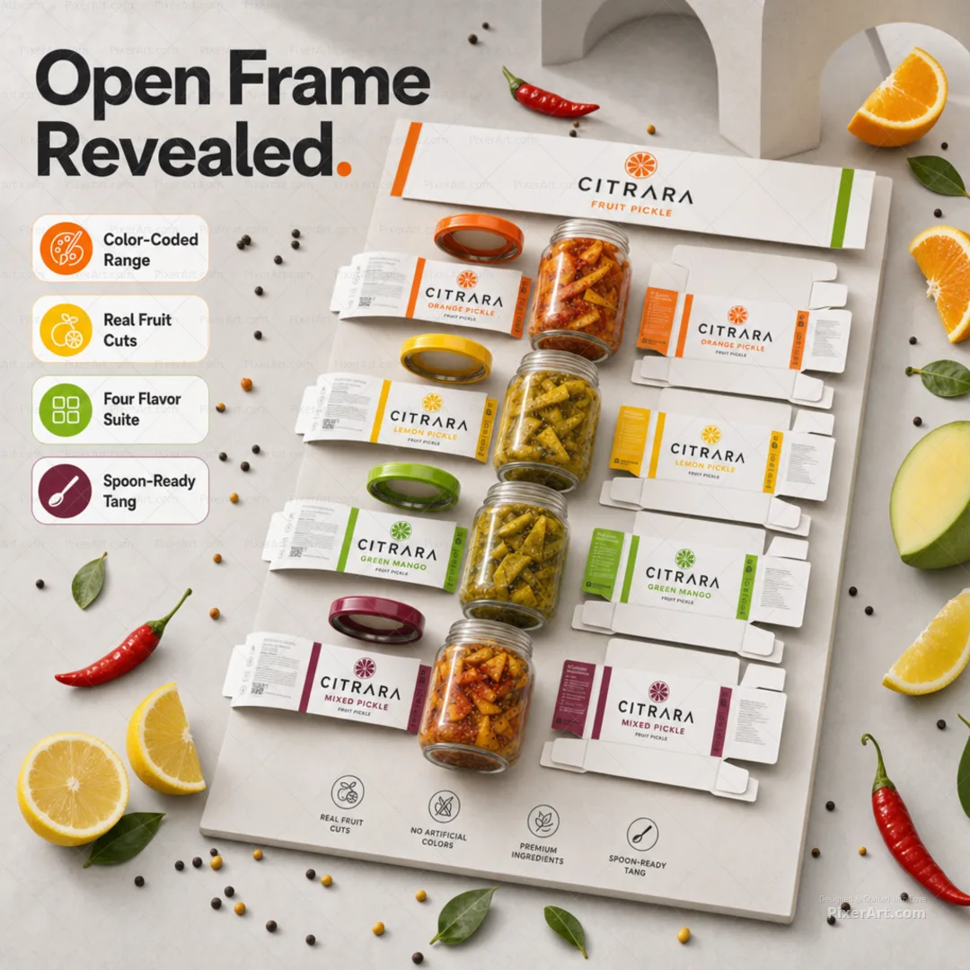 Open frame mockup