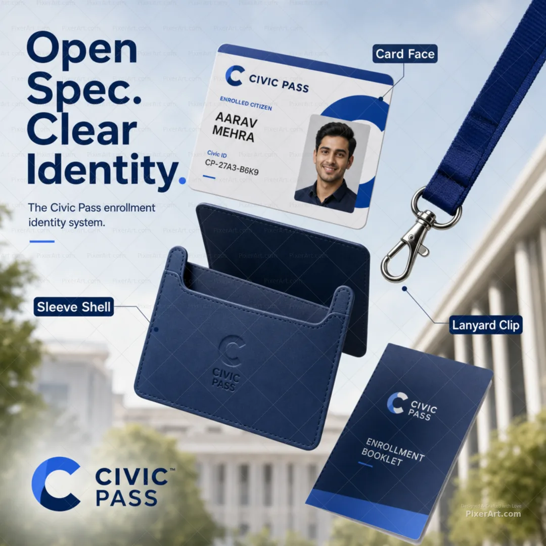 Civic Pass Enrollment ID Card