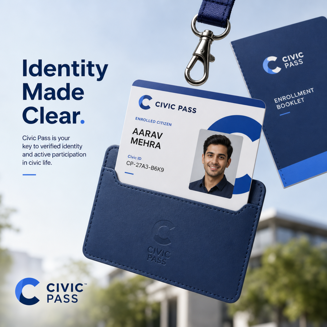 Civic Pass Enrollment ID Card