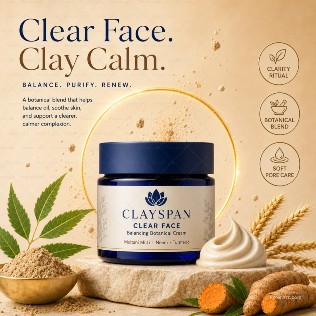 Clayspan Clear Face Cream