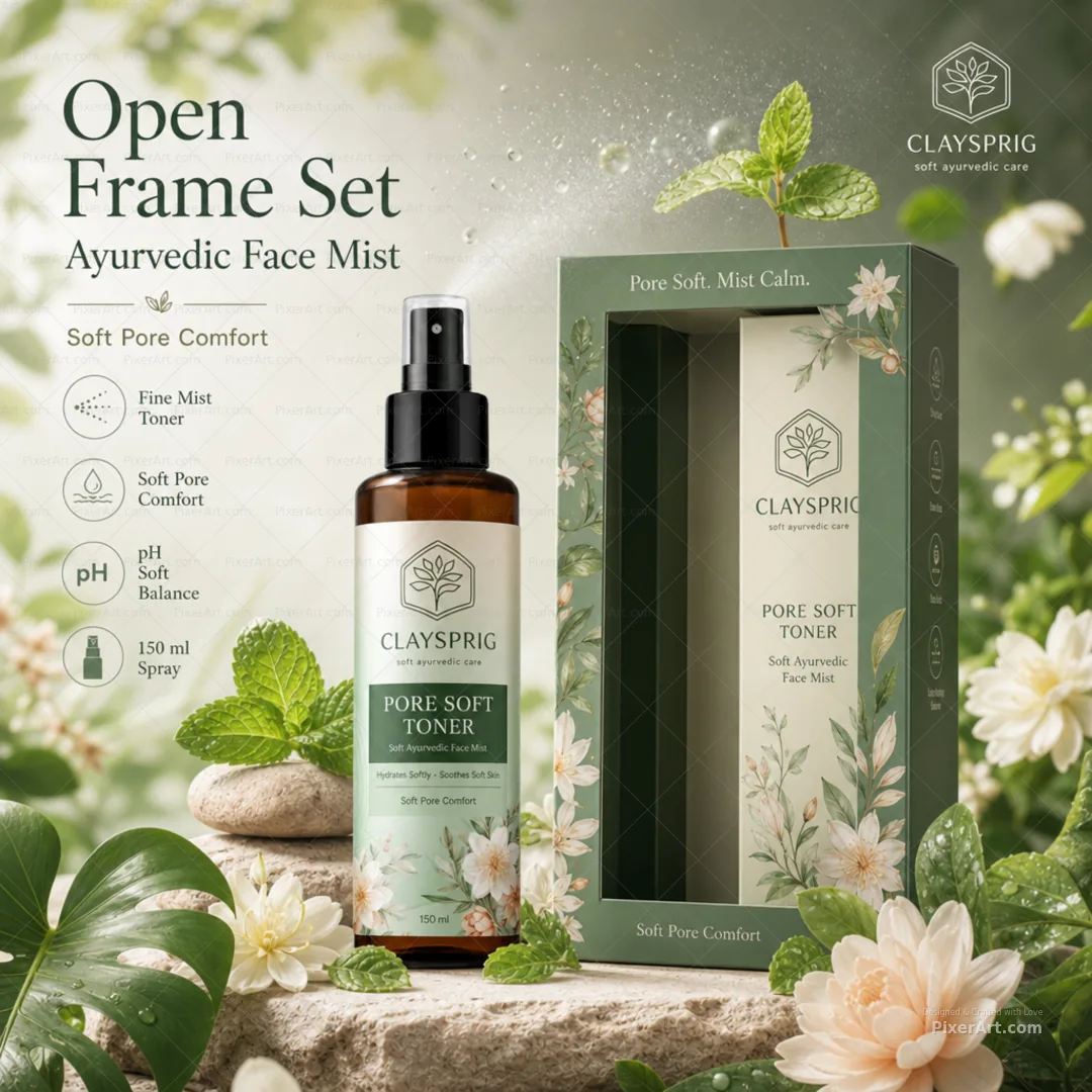 Open frame mockup