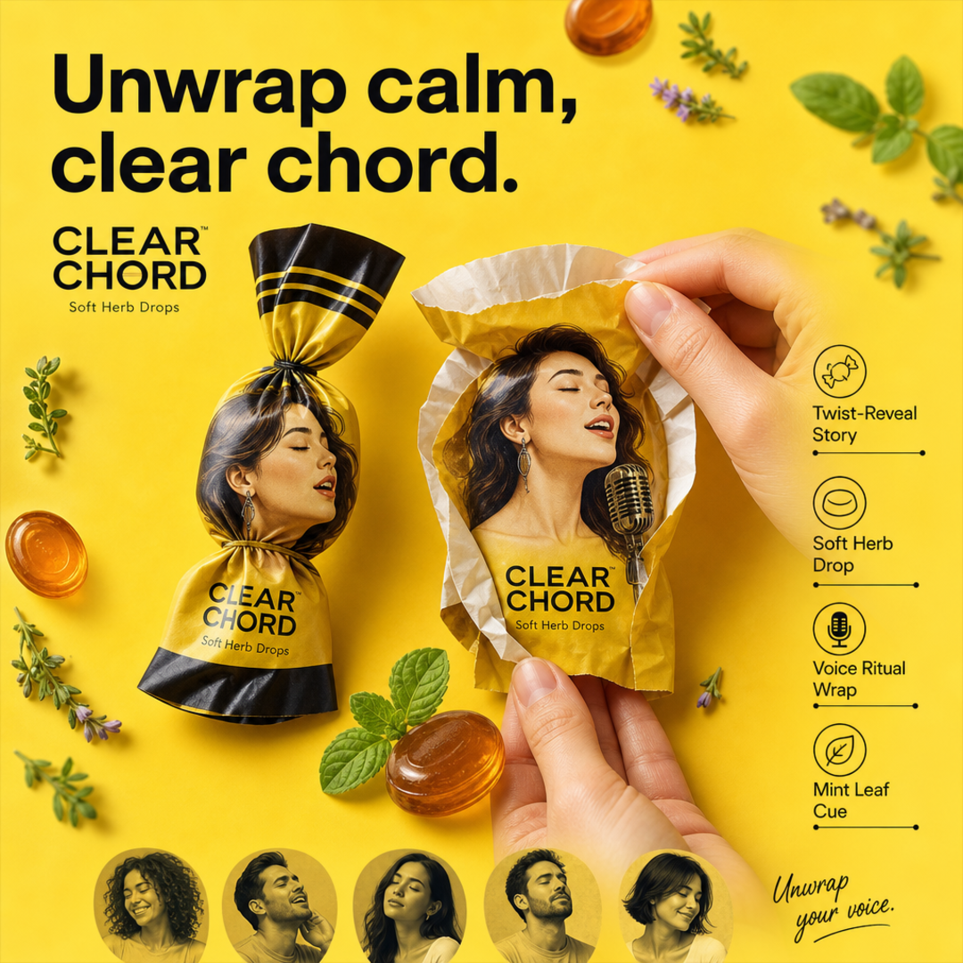 Clear Chord Unwrap Herb Drops