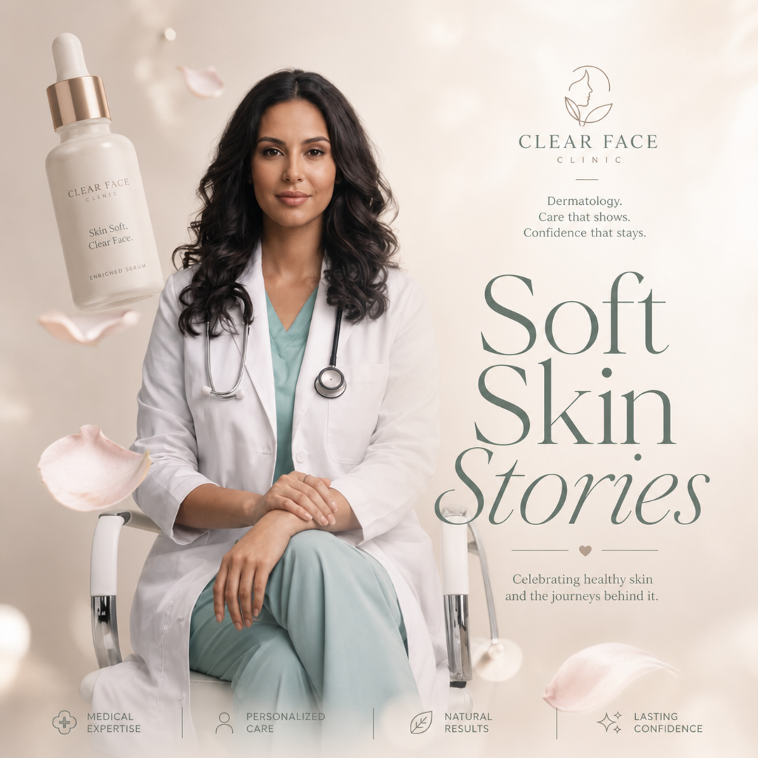Clear Face Clinic Derm Poster