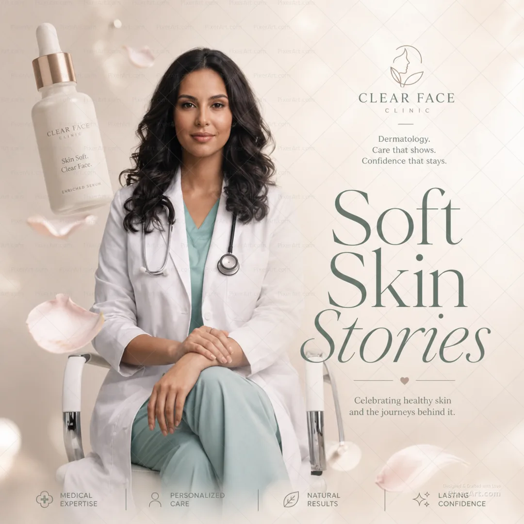 Clear Face Clinic Derm Poster