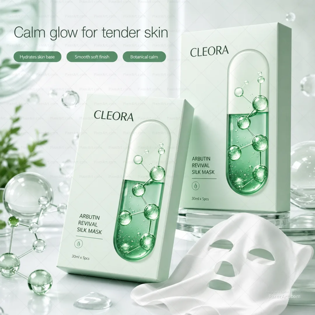 Cleora Arbutin Silk Mask