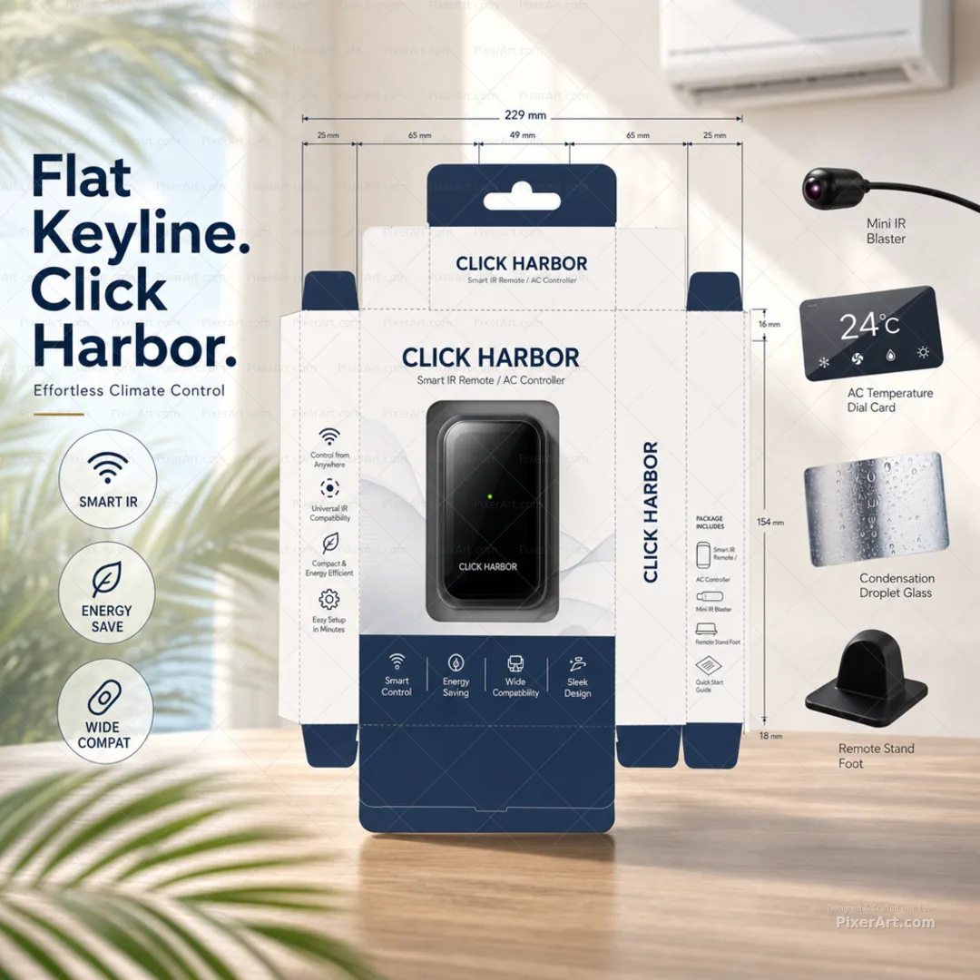 Click Harbor Ir Remote Carton