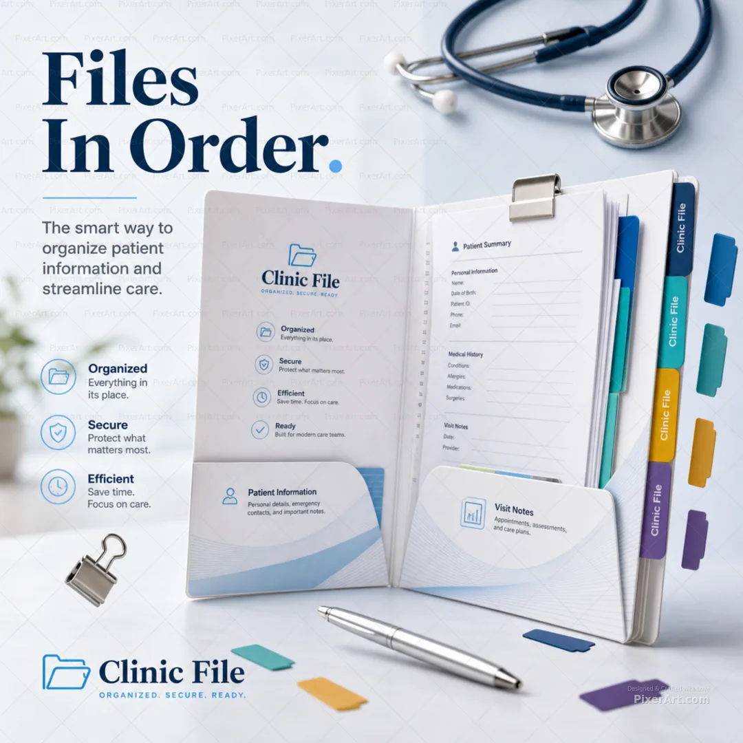 Clinic File Doctor Patient Folder