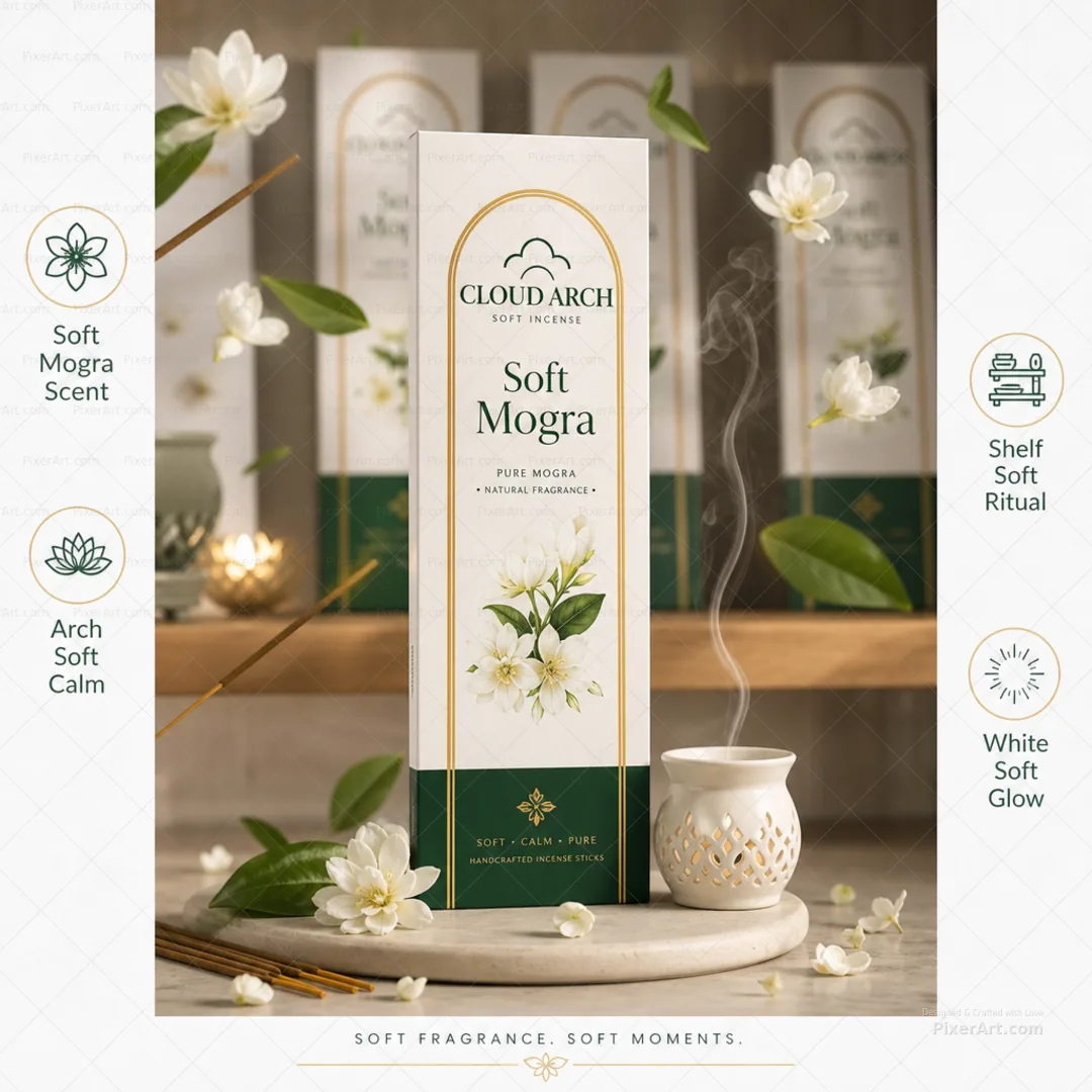 Cloud Arch Soft Mogra Incense