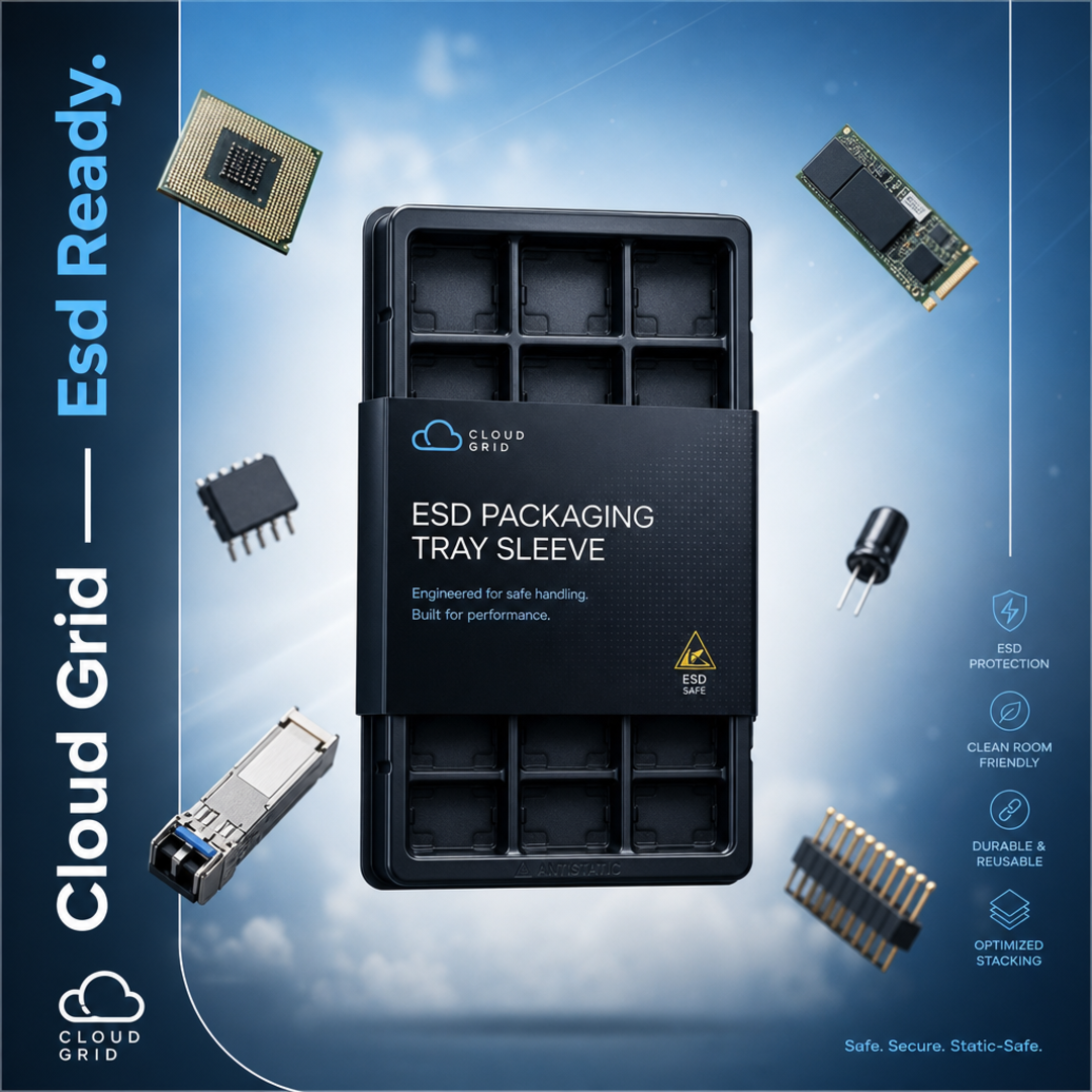 Cloud Grid Esd Packaging Tray Sleeve