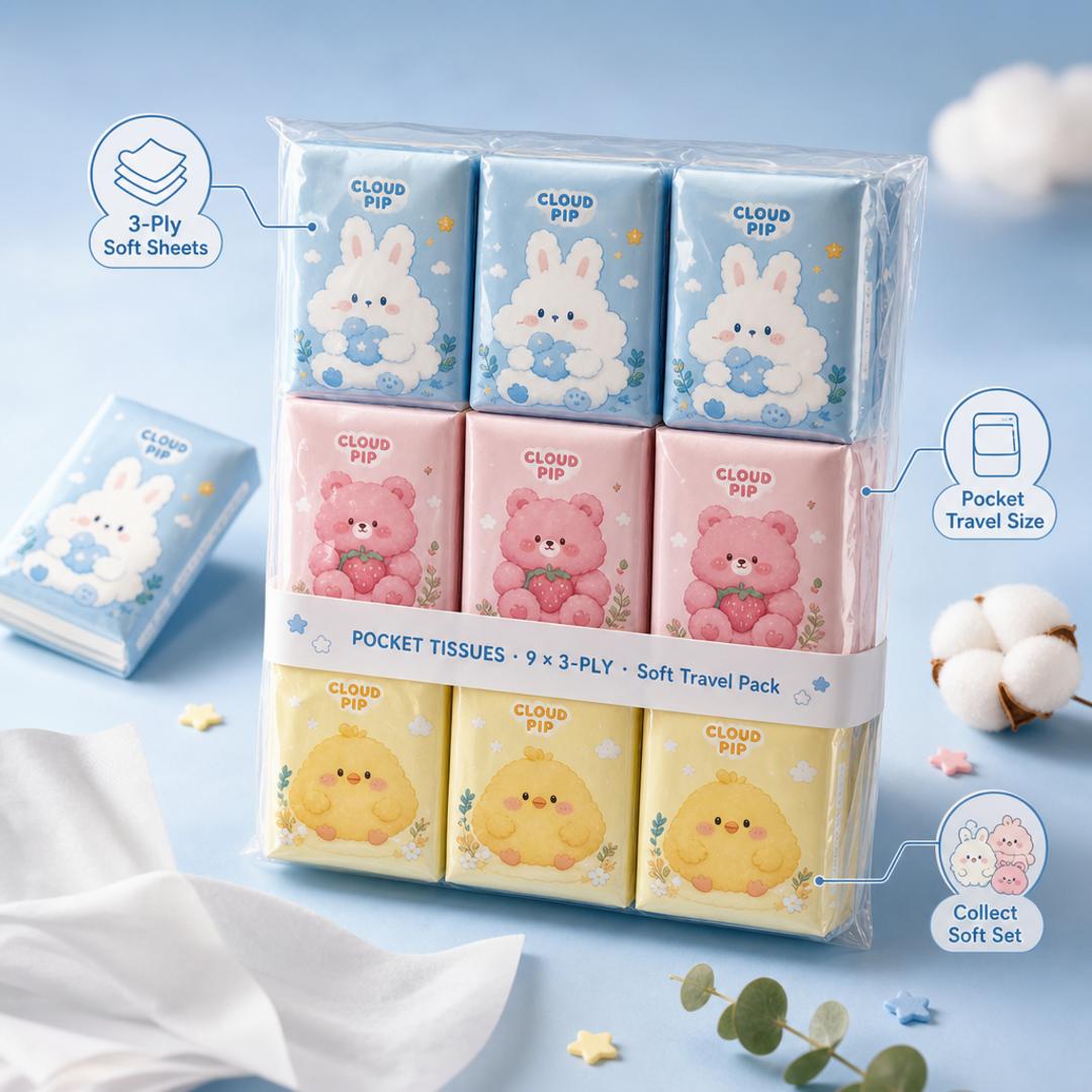 Cloud Pip Soft Pocket Tissues